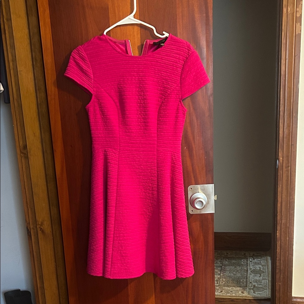 Ted Baker Fuchsia Textured Dress